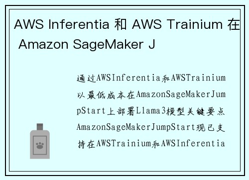 AWS Inferentia 和 AWS Trainium 在 Amazon SageMaker J